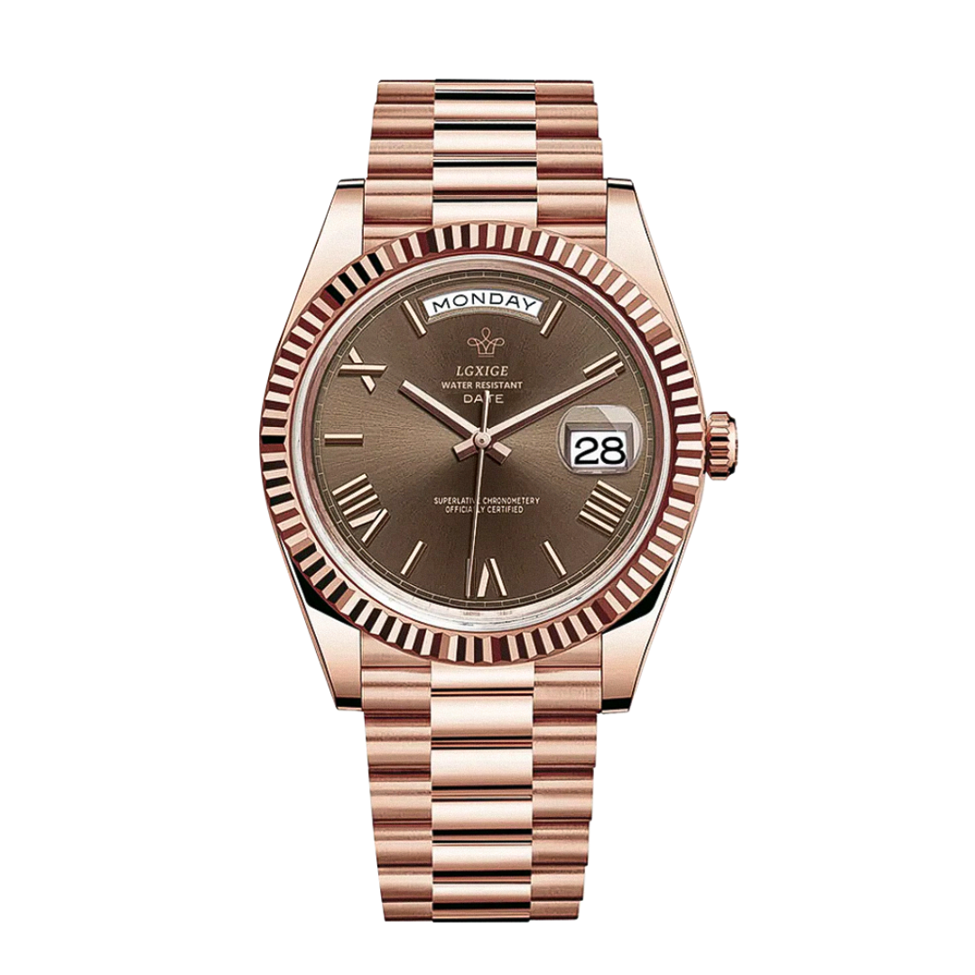 Frederick | Sharp Lines and Classic Day-Date Styling Watch | 40mm