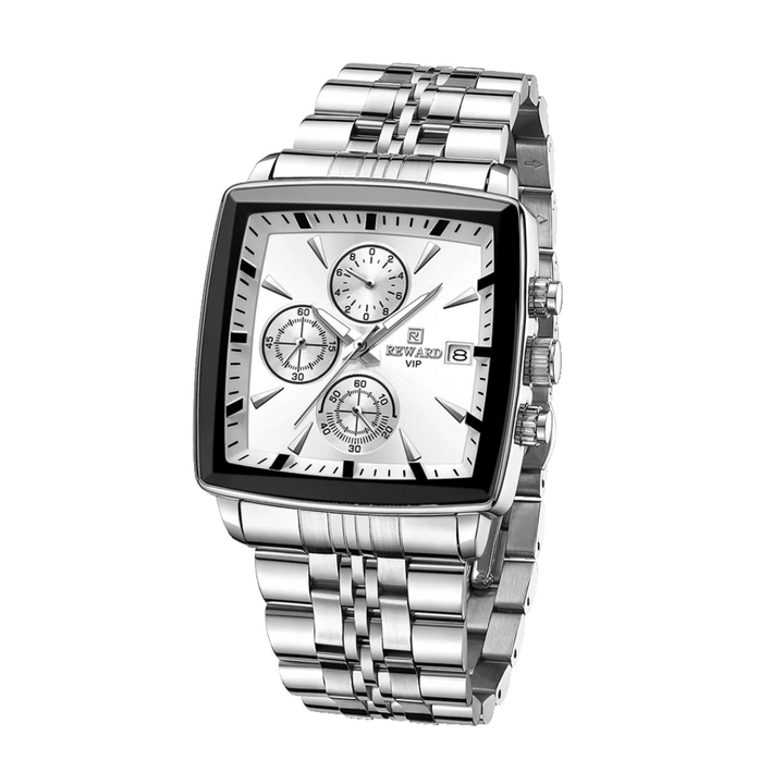 Troy | Men's Rectangular Luxury Quartz Wristwatch | 47mm