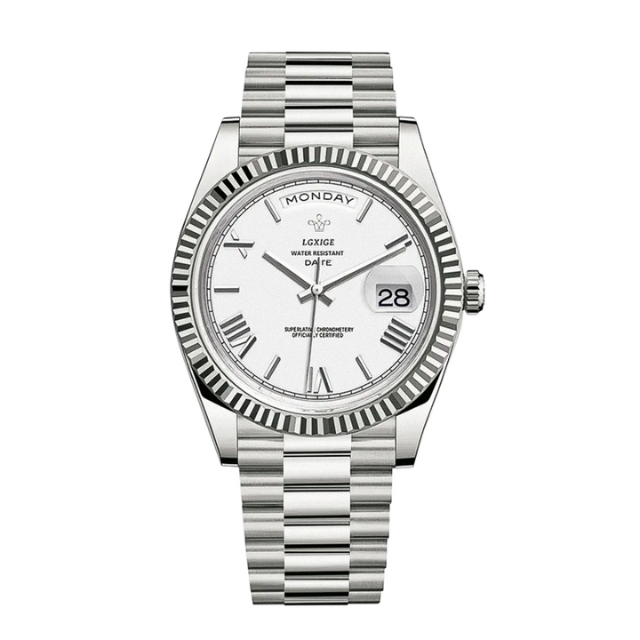 Frederick | Sharp Lines and Classic Day-Date Styling Watch | 40mm