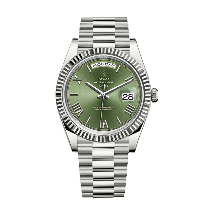 Frederick | Sharp Lines and Classic Day-Date Styling Watch | 40mm