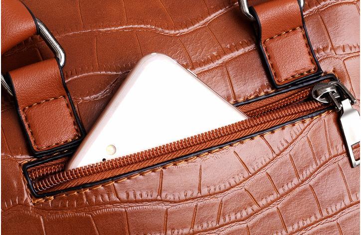 Valeria | Luxe Croc 4-Piece Set