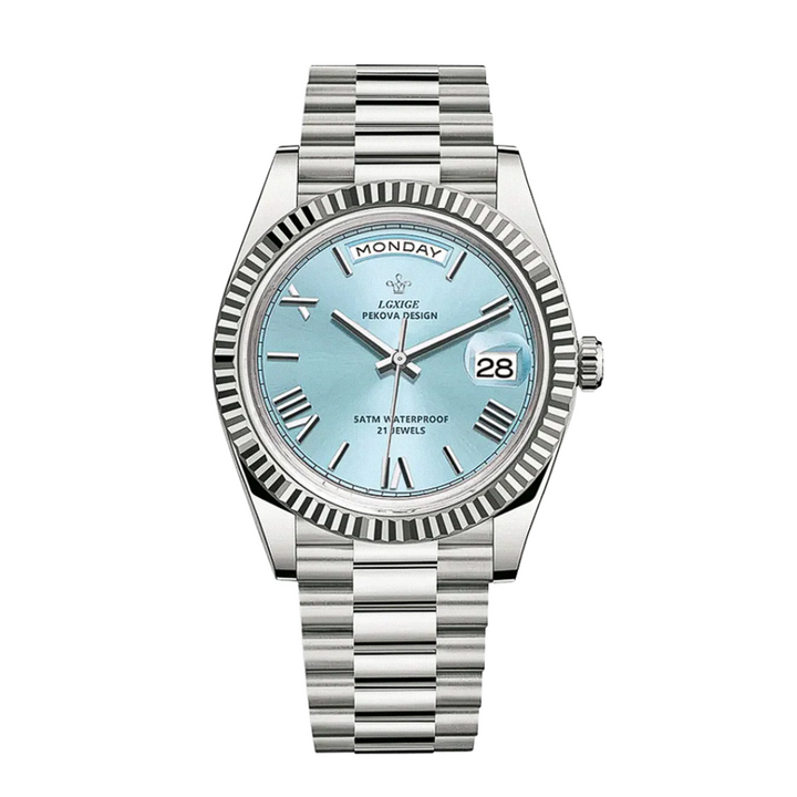 Frederick | Sharp Lines and Classic Day-Date Styling Watch | 40mm