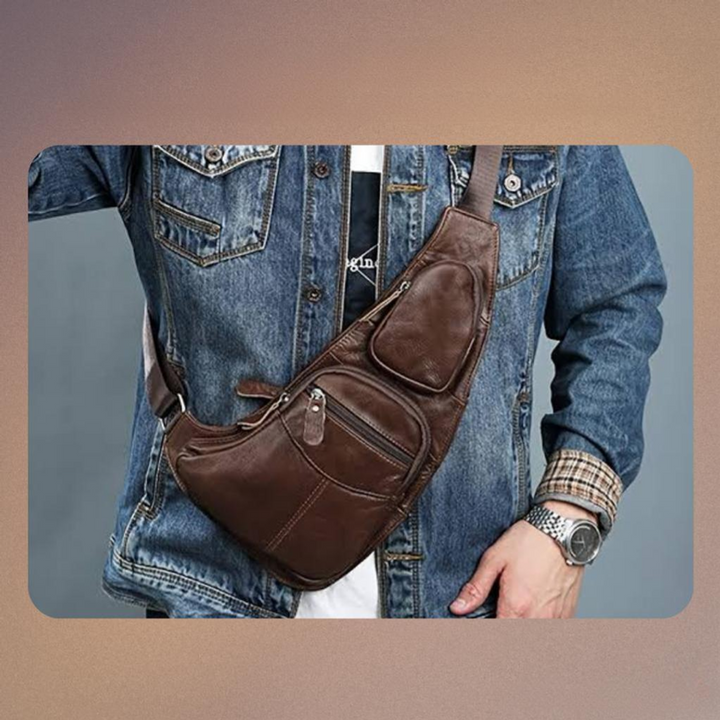 Violet | Leather Sling Bag