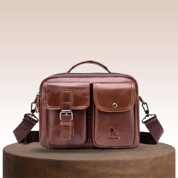 Luca | Leather Messenger Bag