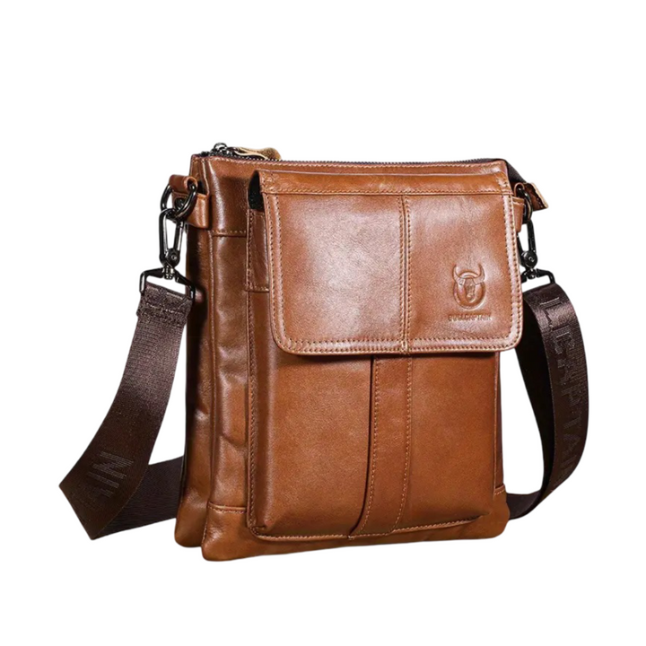 Luca | Classic Leather Messenger Bag