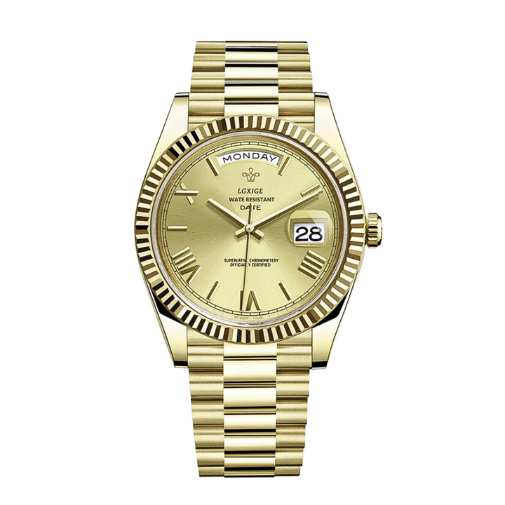 Frederick | Sharp Lines and Classic Day-Date Styling Watch | 40mm