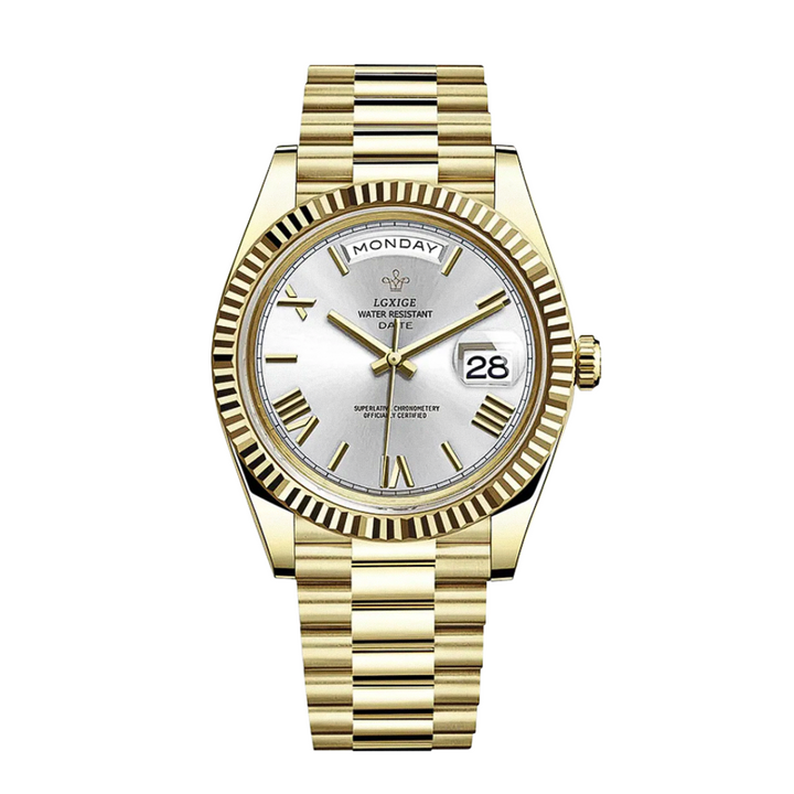 Frederick | Sharp Lines and Classic Day-Date Styling Watch | 40mm