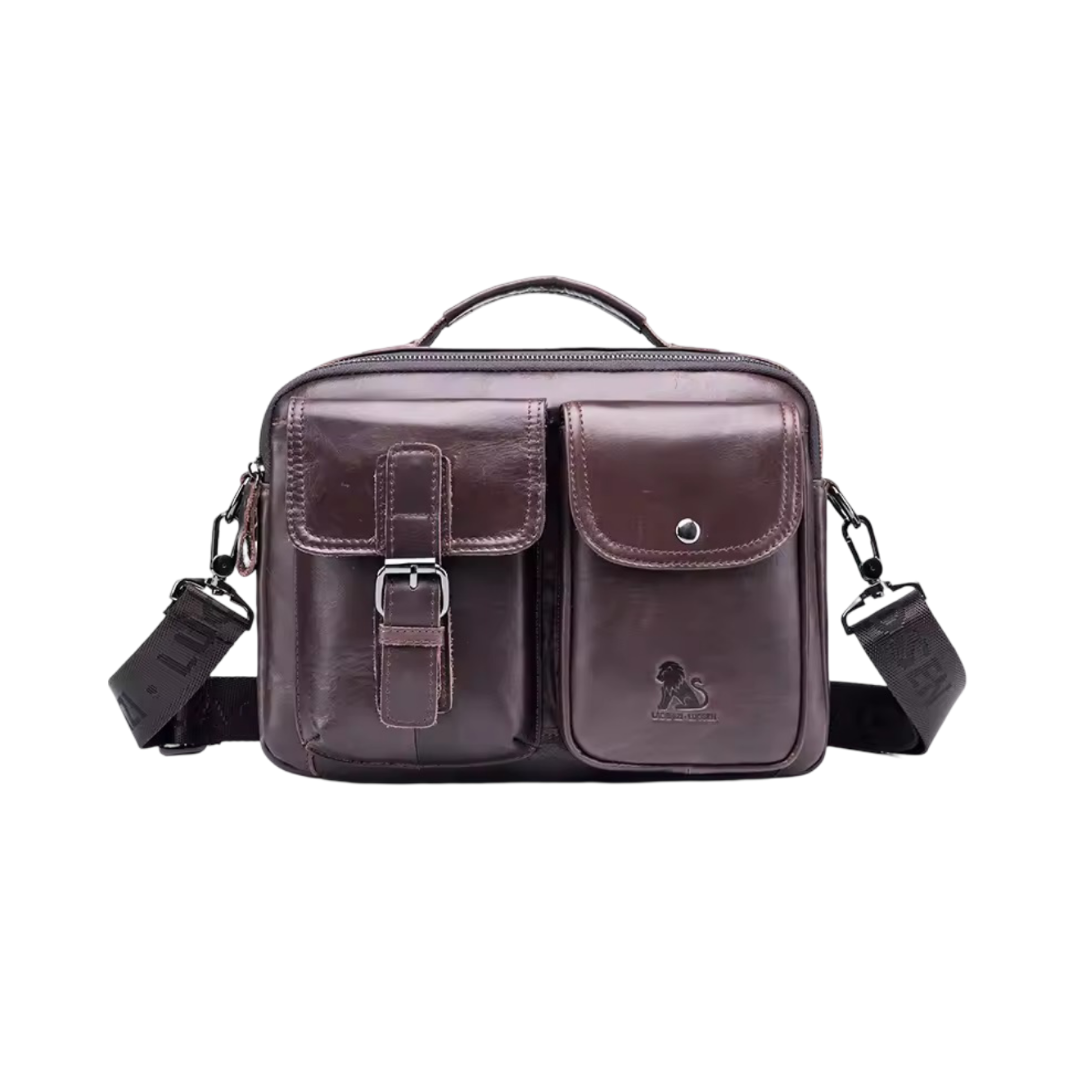 Luca | Leather Messenger Bag