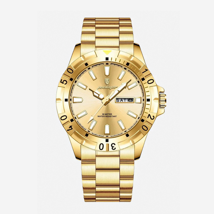 Maverick | Sporty Bezel Stainless Steel Watch | 42mm