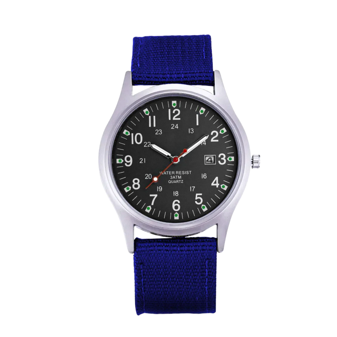 Mateo | Rugged Field Watch with Durable Canvas Strap | 40mm