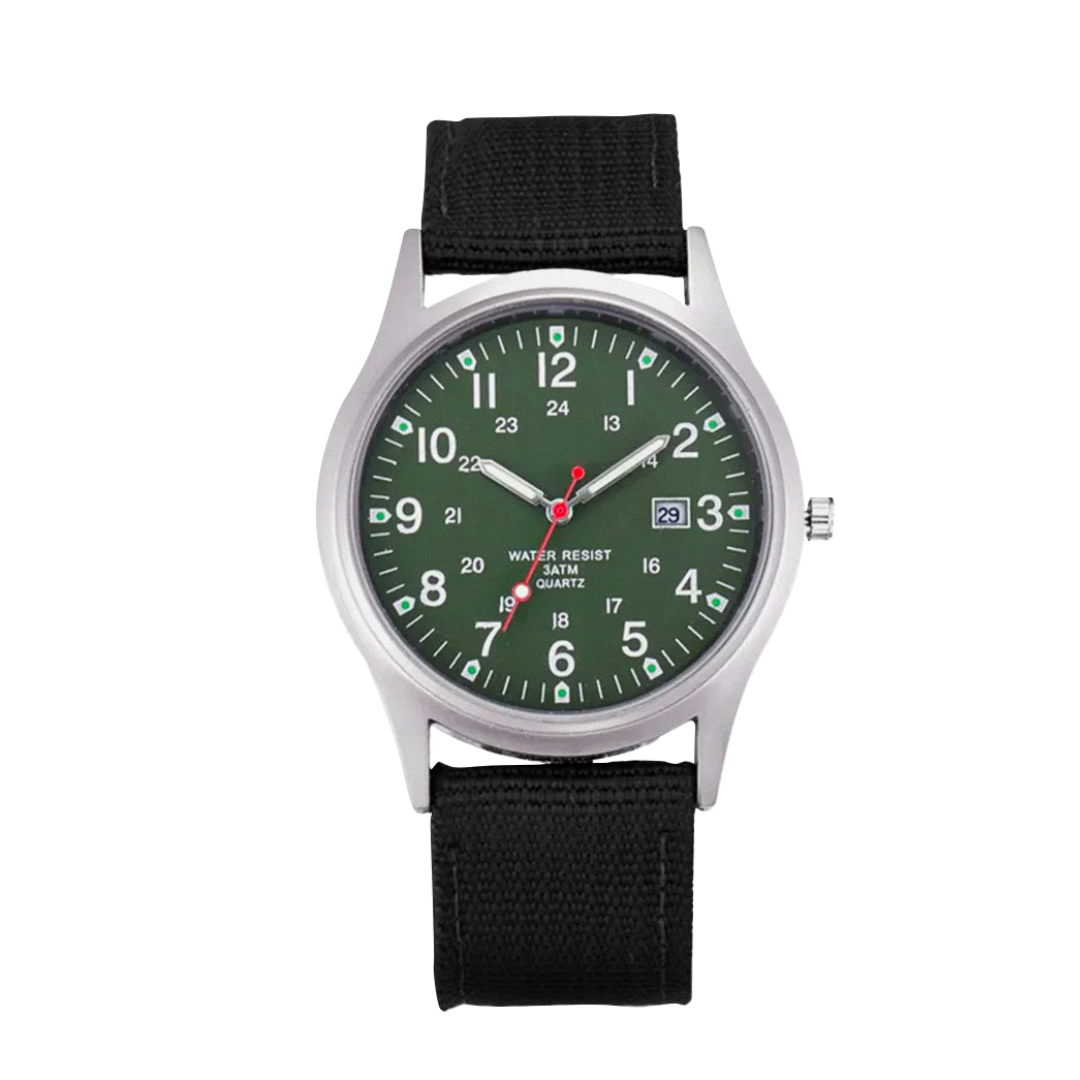 Mateo | Rugged Field Watch with Durable Canvas Strap | 40mm