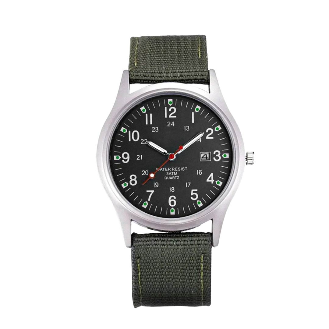 Mateo | Rugged Field Watch with Durable Canvas Strap | 40mm