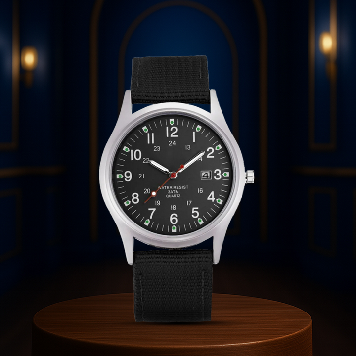 Mateo | Rugged Field Watch with Durable Canvas Strap | 40mm