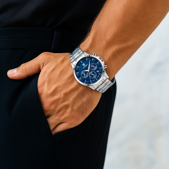 Adrian | Multi-Dial Elegance Classic Watch | 42mm