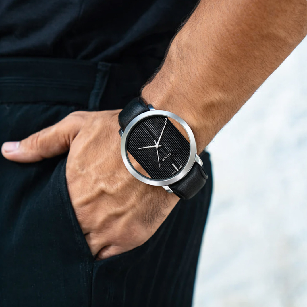 Mark | Transparent Men's Minimalist Watch | 40mm
