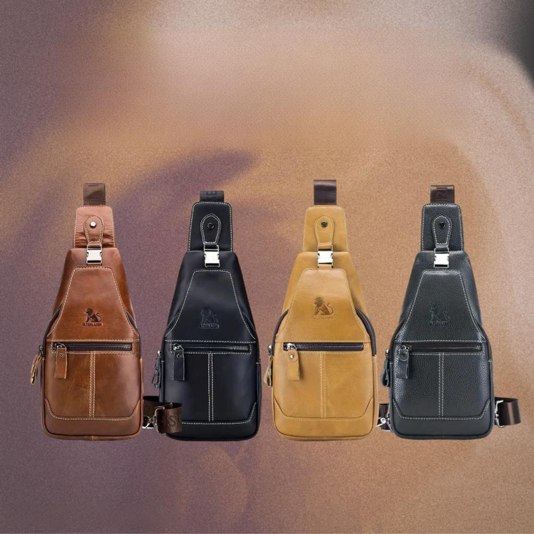 Zane | Leather Sling Backpack