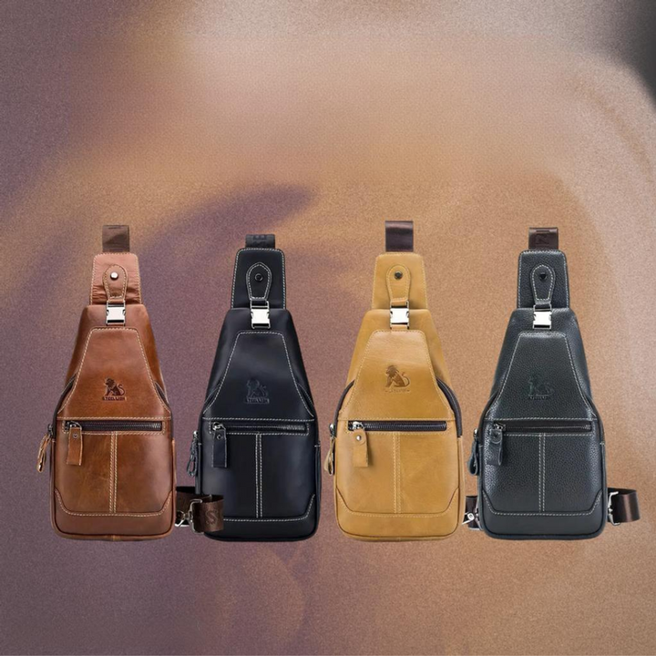 Zane | Leather Sling Backpack