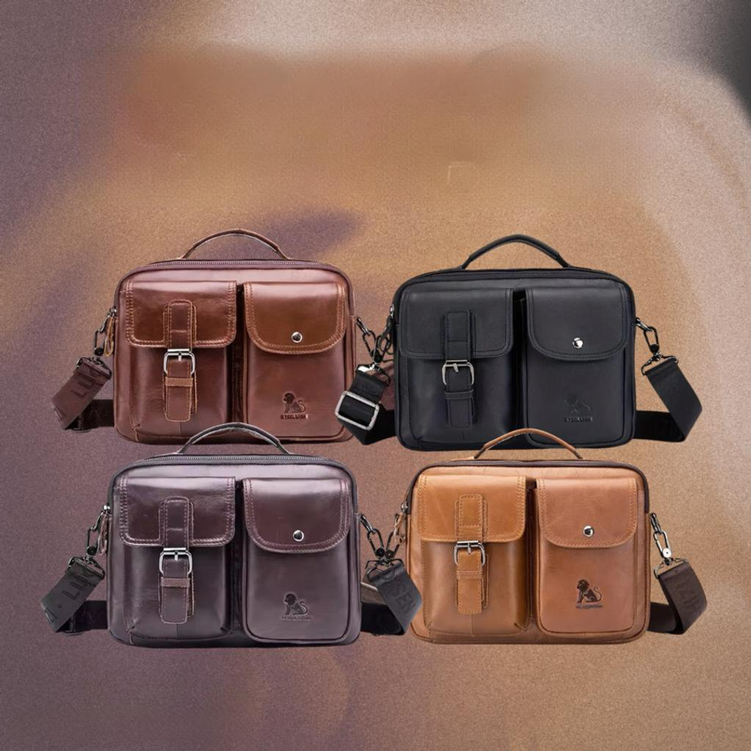 Luca | Leather Messenger Bag