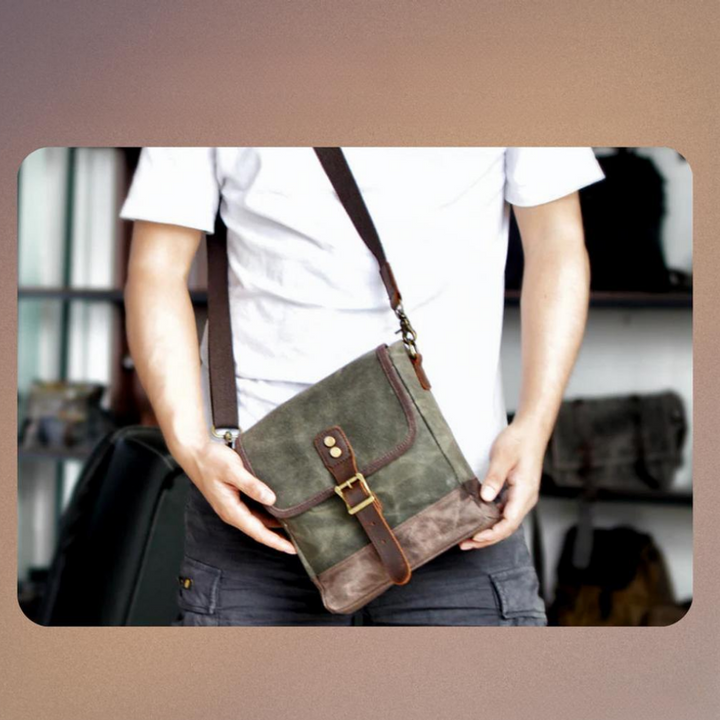 Eli | Canvas Messenger Bag