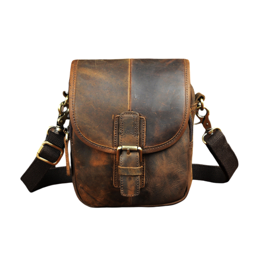 Miles | Vintage Leather Crossbody Bag