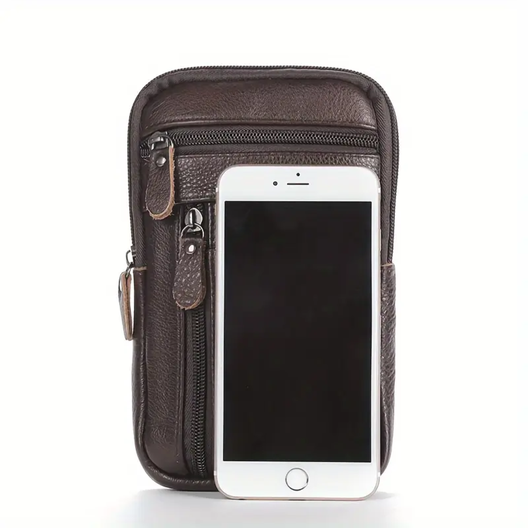 Ethan | Leather Phone Pouch