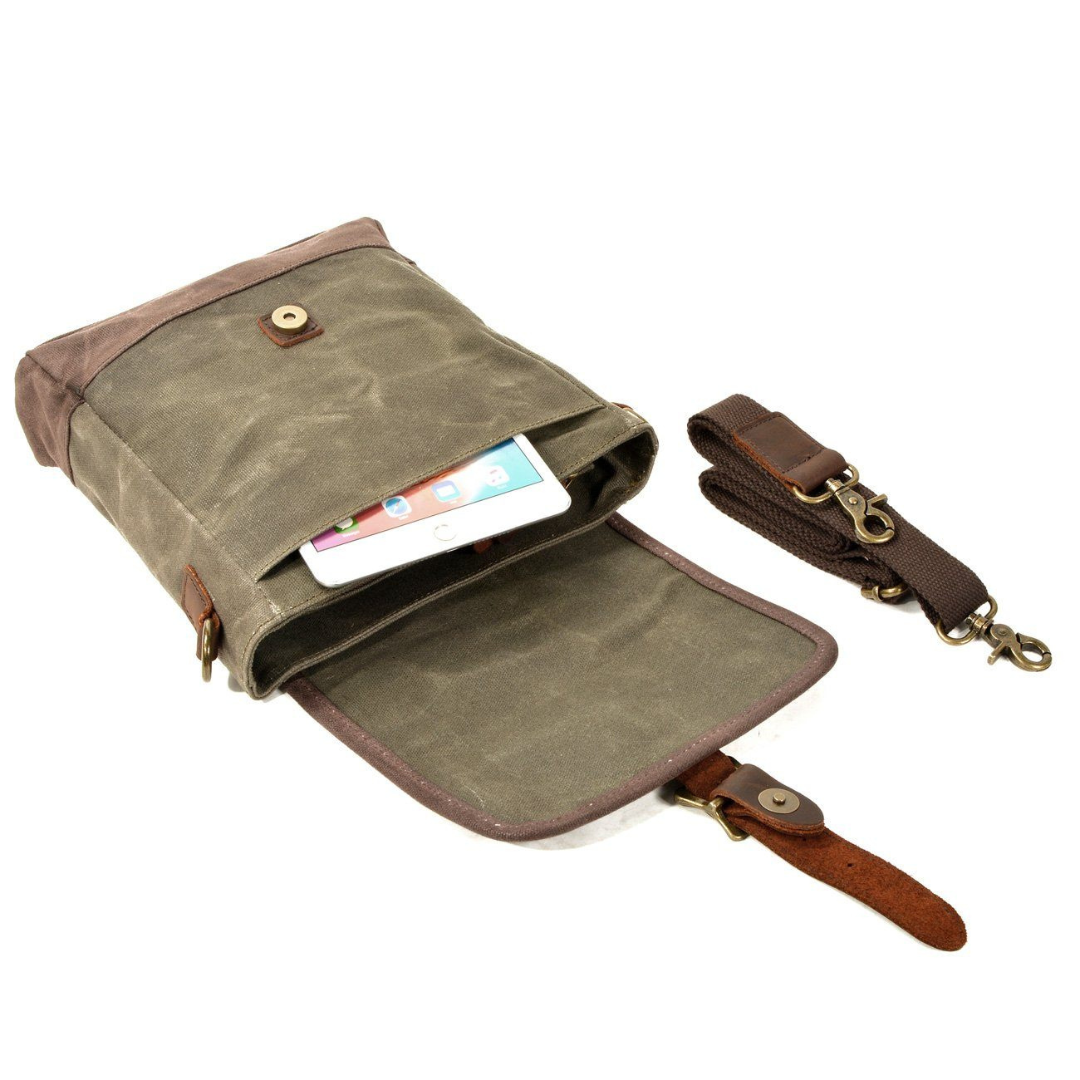 Eli | Canvas Messenger Bag