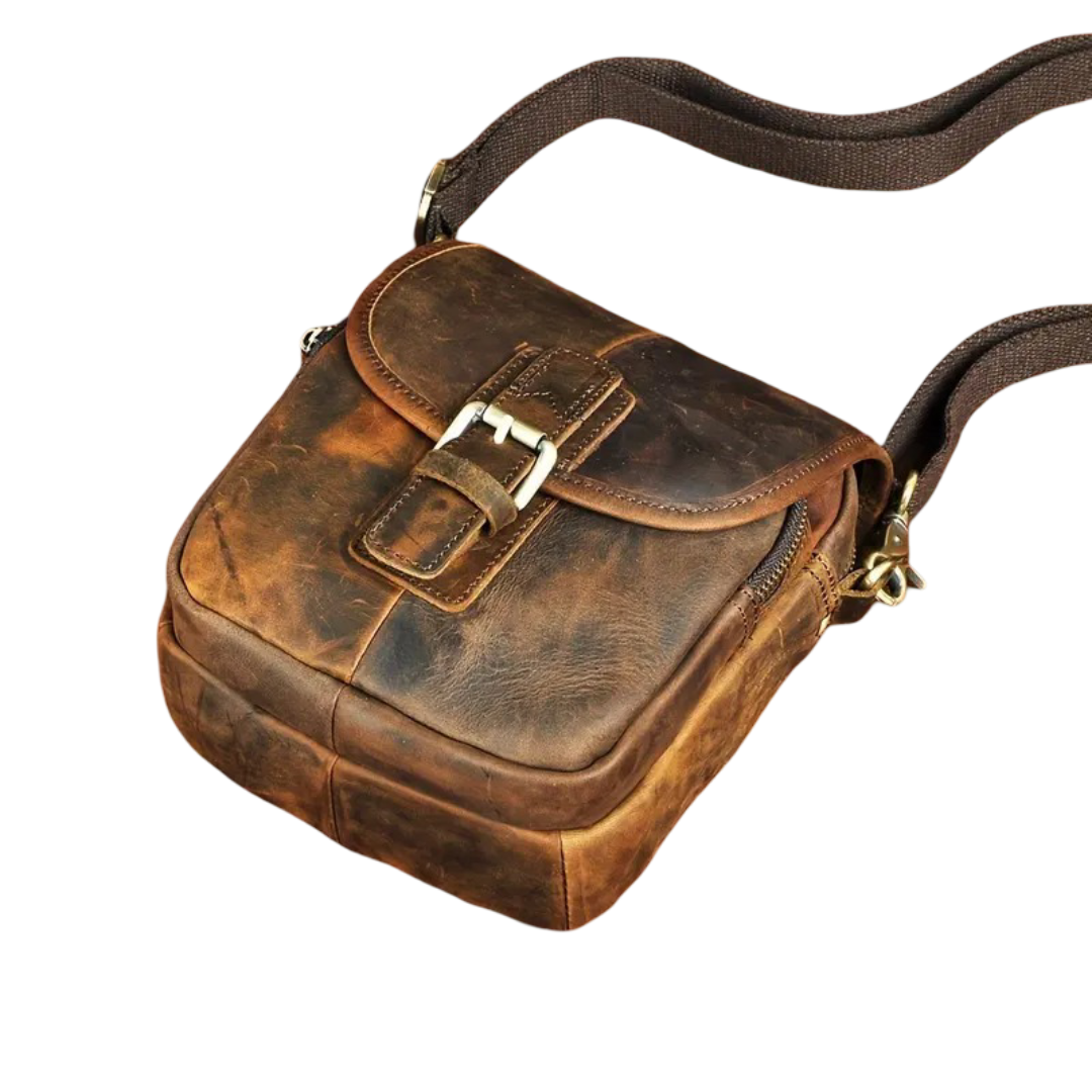 Miles | Vintage Leather Crossbody Bag